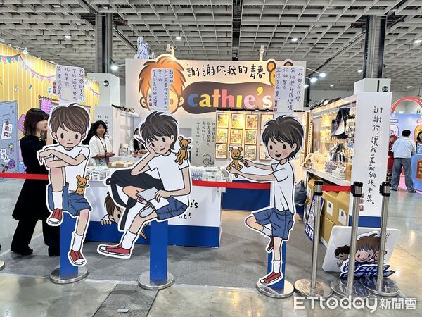 ▲▼「文具女王」凱西出道31年重新出發，參加2026台灣文博會。（圖／記者林育綾攝）