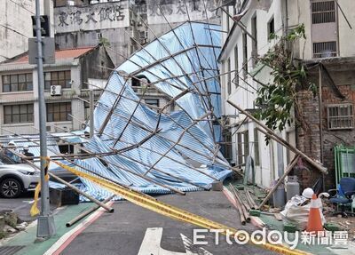 白海豚刮狂風北市釀75案災情 建管處嚴厲要求營建工地落實巡檢