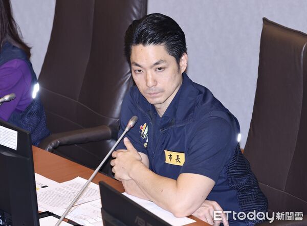 ▲▼蔣萬安主持台北市政府白海豚颱風第1次工作會報 。（圖／記者黃克翔攝）