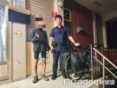 單車環島體力透支受困異鄉　多良警暖心協助續行圓夢