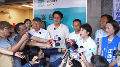 布局2028?黃國昌率白挺江啟臣勝選 盧秀燕:台中藍白同心共創未來