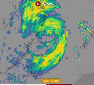 白海豚往浙江沿岸靠近！氣象專家曝中北部風雨「緩和時間」