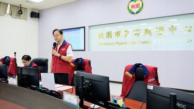白海豚外圍掃過!桃園市45件災情通報 張善政坐鎮嚴防積淹水