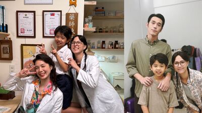 魏蔓搭黃騰浩演夫妻「一家三口」合照公開　私下嚇小童星原因曝光