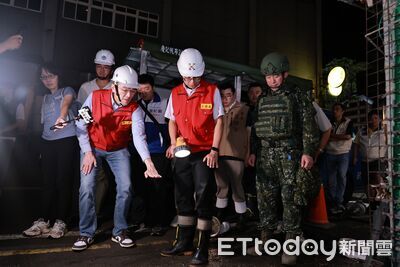 滿潮沒下雨也會淹!謝國樑勘查愛四路擬推「滿潮警報」機制