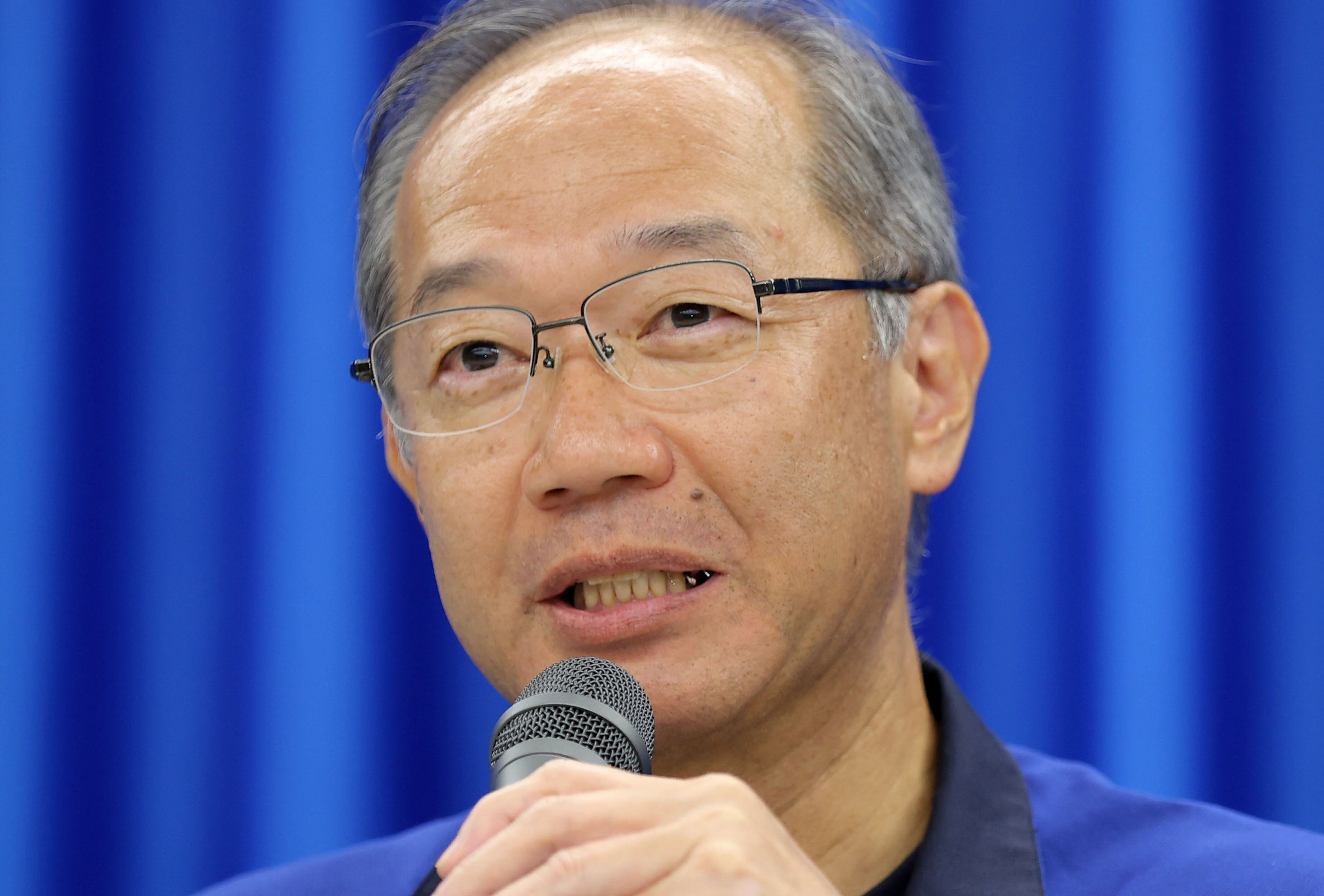▲▼日本成功發射運載火箭H3,將衛星「引路者7號」送上軌道,JAXA火箭專案經理有田誠在記者會發表談話。(圖/達志影像/美聯社)