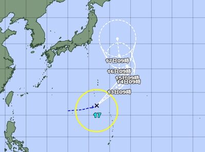 快訊／南卡颱風生成！又往日本去　最新路徑曝