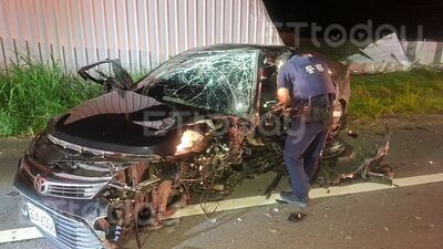 獨/高雄27歲男自撞亡!曾是柔道好手卻涉毒詐 車內有大量現金
