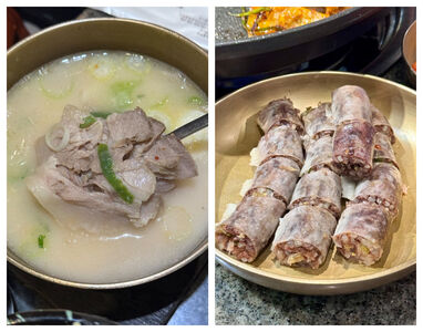 釜山必比登推薦豬肉湯飯！24小時營業　泡菜咖啡免費無限續