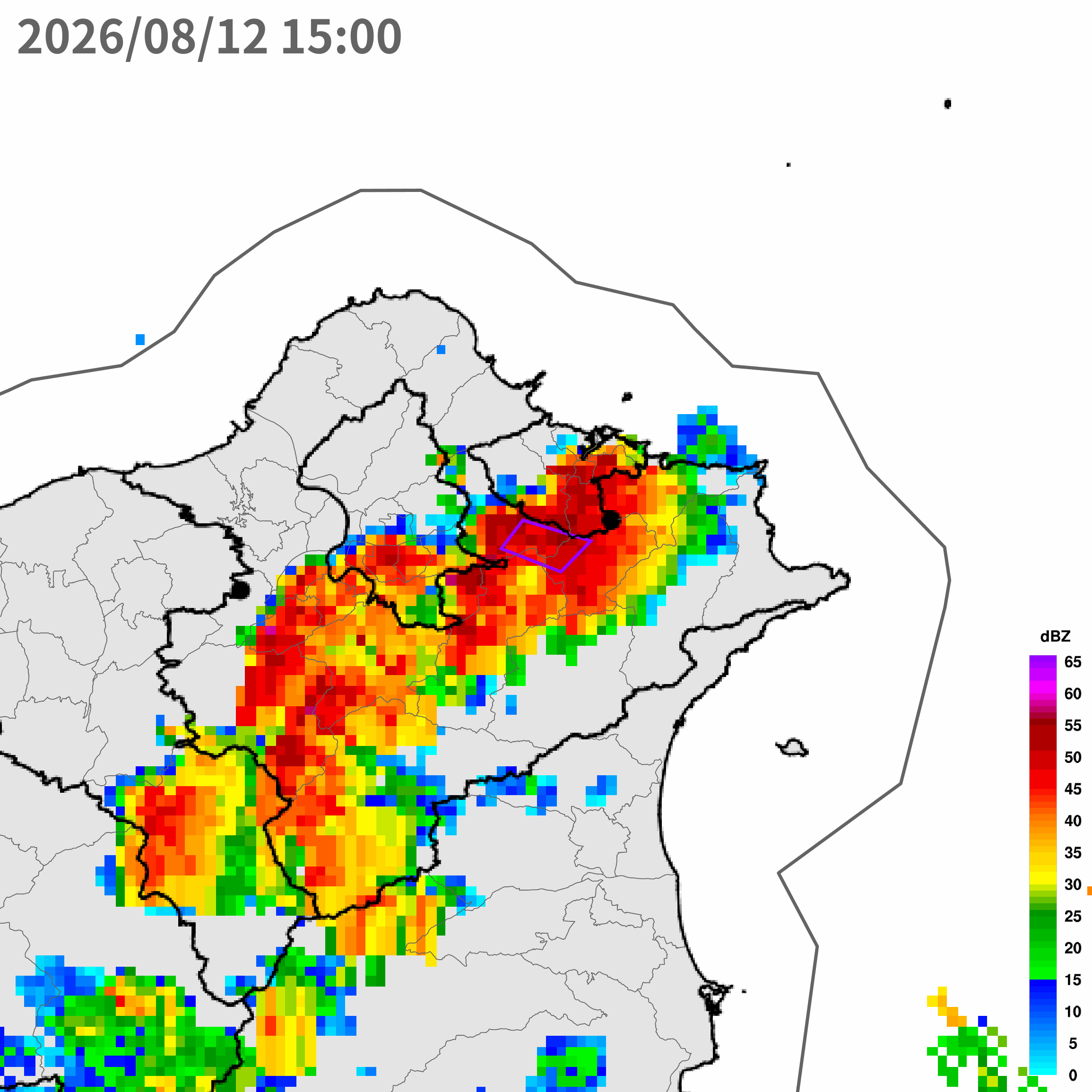 ▲▼大雷雨即時訊息 。（圖／氣象署提供）