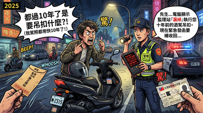 酒駕10年後才被吊扣駕照！監理站搞烏龍急開罰　法院狠打臉
