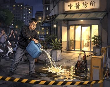 恐怖男狂追中醫女院長「靜坐還寄情詩」 被打槍竟潑柴油判6月