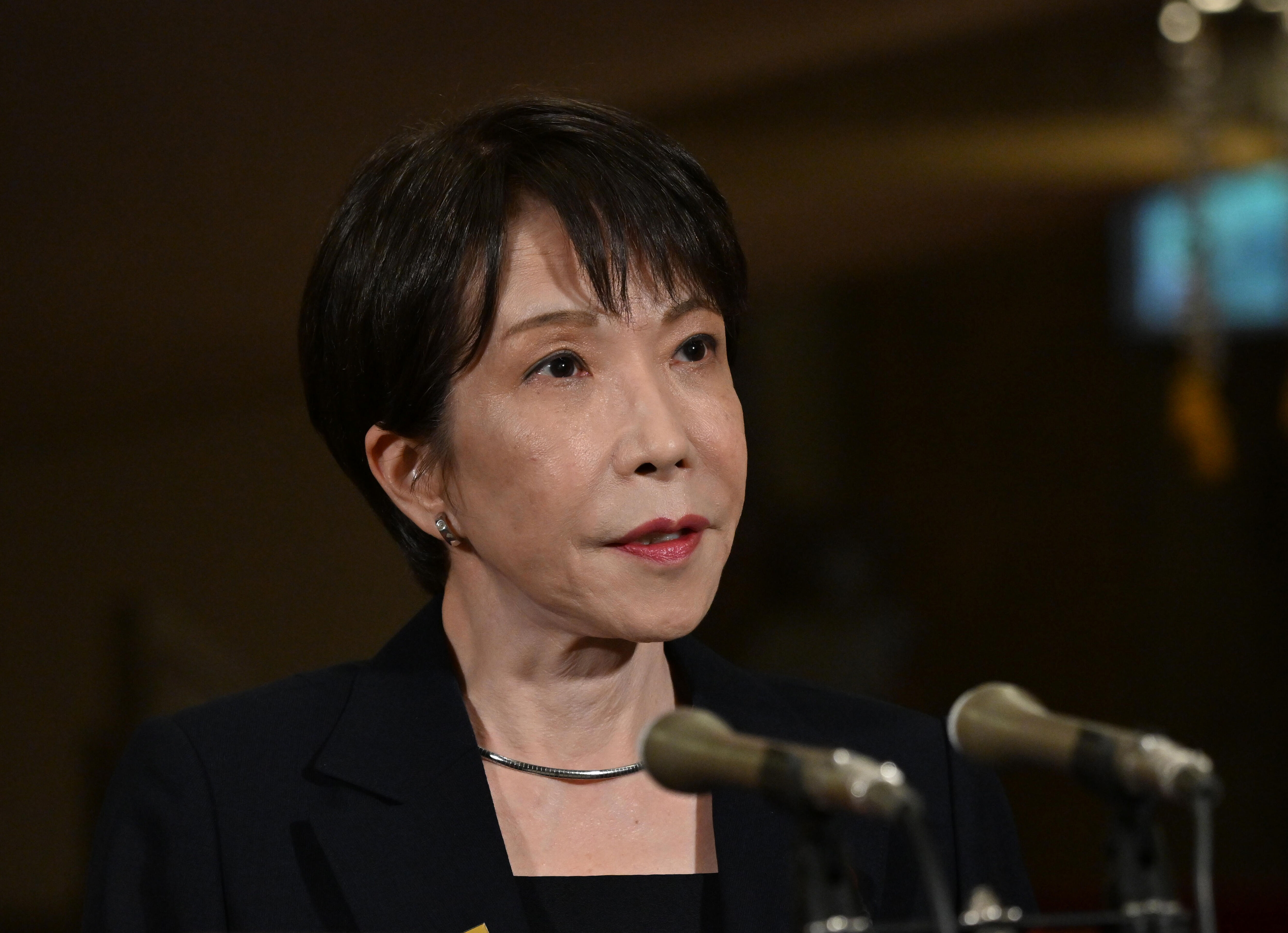 ▲▼8月13日，日本首相高市早苗在總理官邸針對俄羅斯總統普丁首次登上擇捉島表達嚴正抗議立場。（圖／達志影像／美聯社）