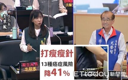 ▲台南市議會國民黨團關切瘦瘦針健康風險、無照保母、托育量能及護理人力短缺等議題。（記者林東良翻攝，下同）