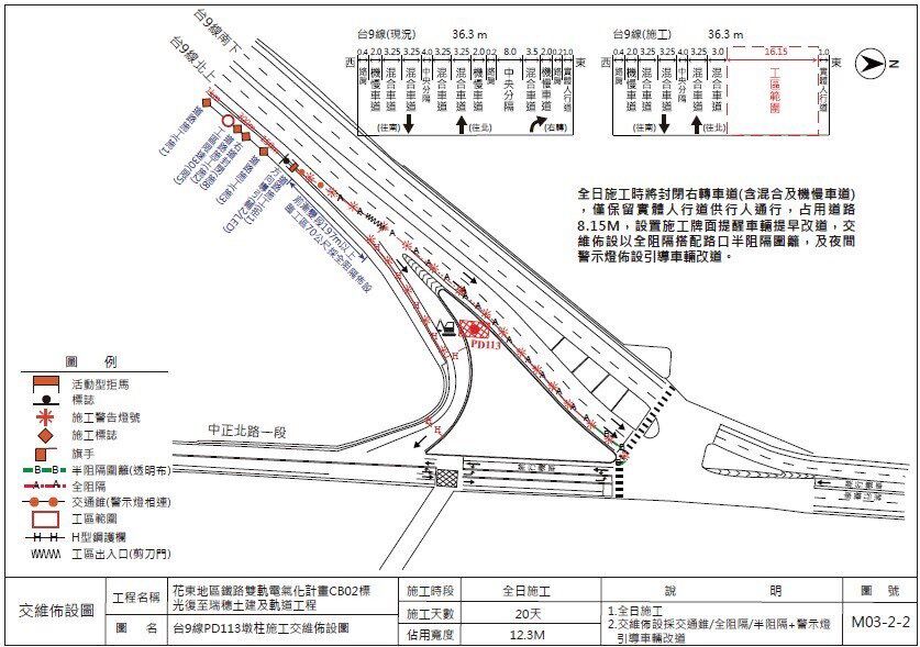 台鐵瑞北高架橋墩柱施工 台9線9／1~10／31交管措施一次看 | ETtoday地方新聞 | ETtoday新聞雲
