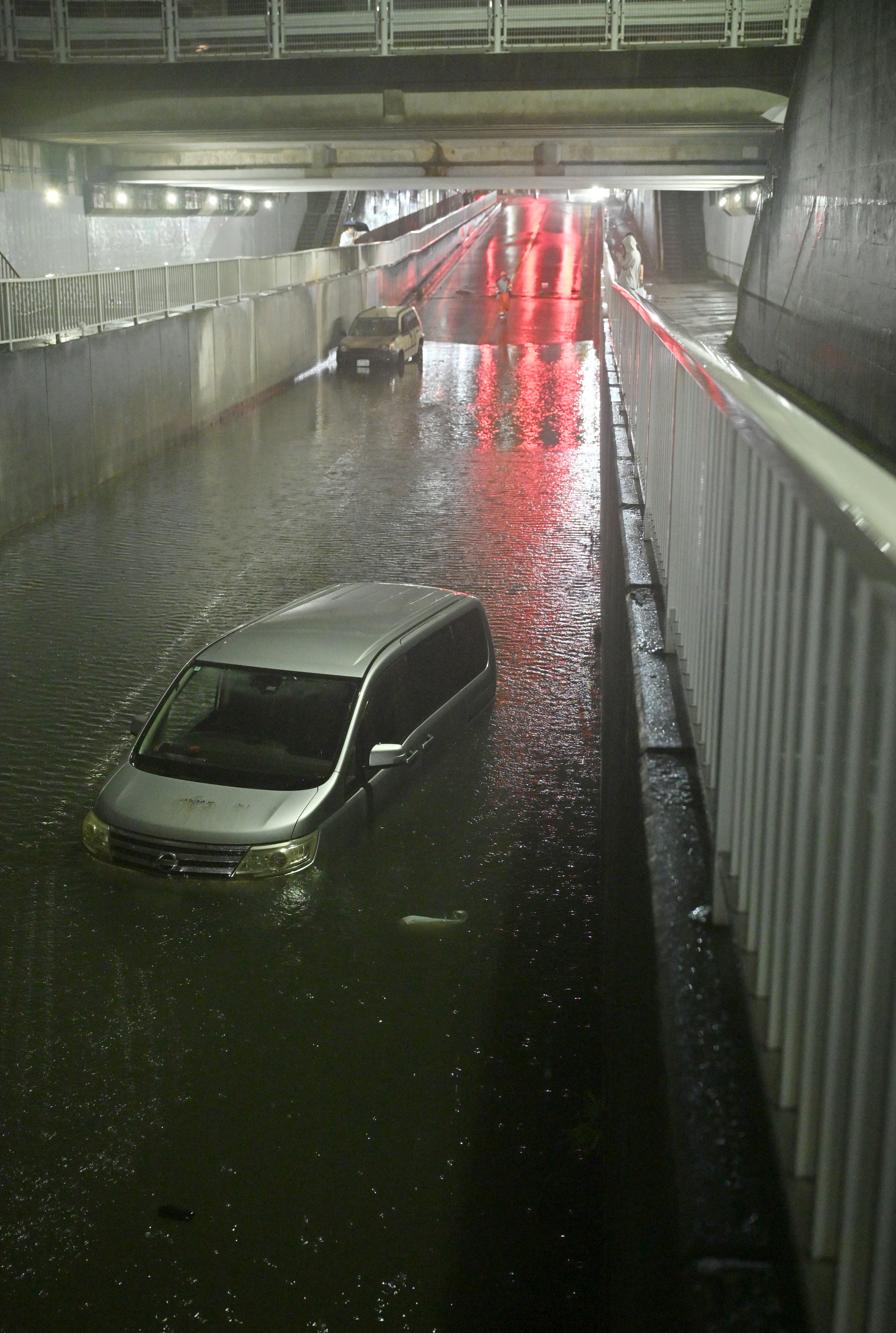 ▲▼2026年8月13日日本千葉縣遭逢破紀錄豪雨。（圖／達志影像／美聯社）