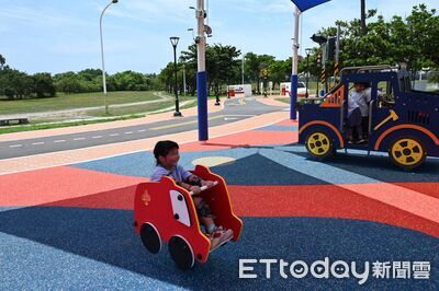 花蓮大本交通主題公園開放！市幼學童搶先體驗　親子互動新據點