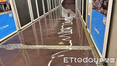 抽水設備斷電！基隆愛三路地下道積水封閉　拚中午前恢復通行
