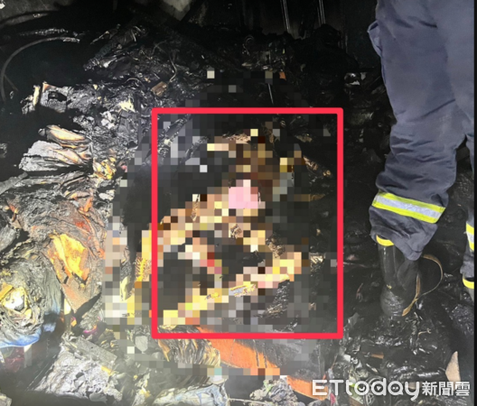 ▲彰化市民宅火警，驚見7旬男臟器外露死亡。（圖／消防提供）