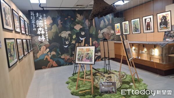 ▲兒童繪畫展覽。(圖/玉山國家公園管理處提供,下同)