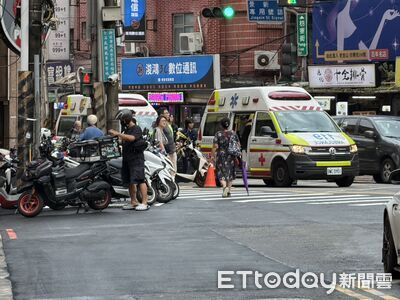 快訊/中和下班尖峰驚傳墜樓!49歲女「砸中2警車」 命危送醫