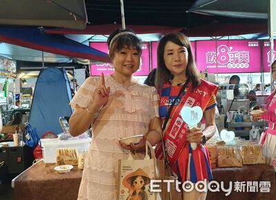 台南花園夜市飄木瓜麵香! 童小芸義賣助弱勢