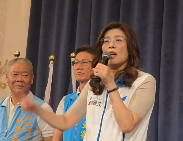 ▲藍營主席鄭麗文3度南下為黨籍參選人輔選，未見縣長王惠美。（圖／記者唐詠絮翻攝）