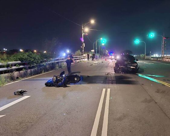 ▲彰化35歲機車騎士遭撞命危。（圖／民眾提供）