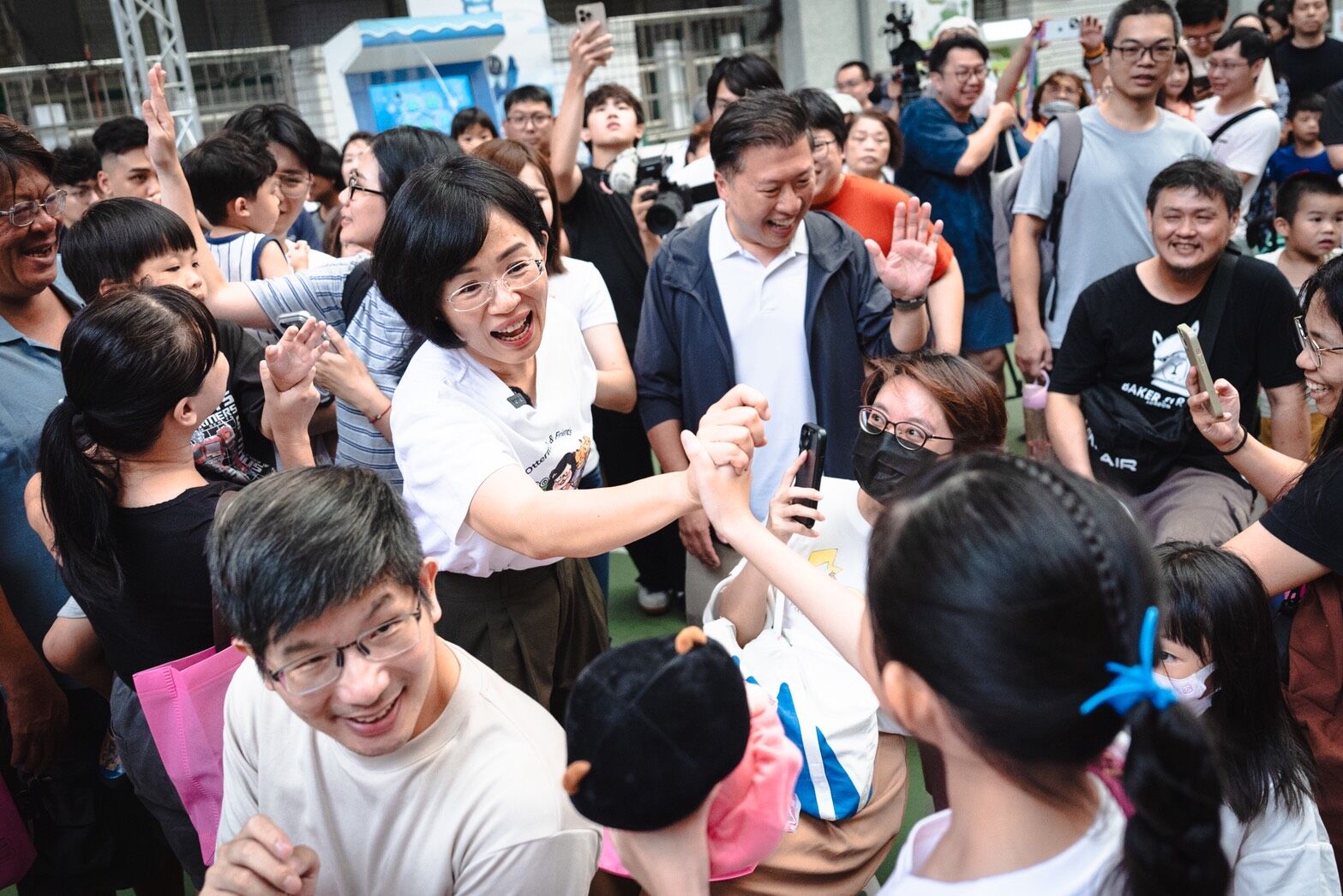 ▲▼民進黨新北市長參選人、立法委員蘇巧慧於暑假期間巡迴新北各區舉辦「水獺媽媽樂園」親子活動，第6場活動來到中和國小舉辦。（圖／蘇巧慧競辦提供）