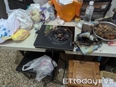 台南民宅電磁爐突冒煙竄火　屋主急斷電自行撲滅
