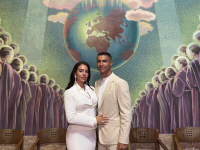 C羅與喬治娜結婚穿全套Gucci 　藏10年相遇密碼