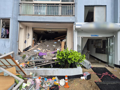 韓國南部遭「水炸彈」襲擊!3天內狂降暴雨800mm 山崩灌公寓1死
