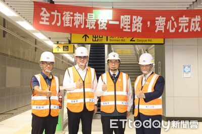 台南鐵路地下化進入通車倒數！　黃偉哲視察：9月初車站揭牌