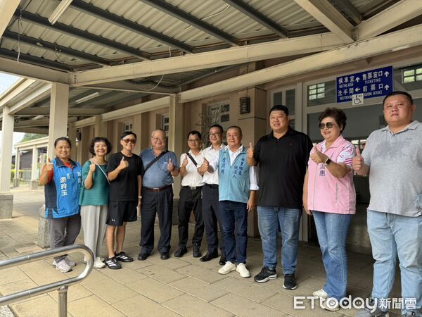 ▲台鐵投入1億695萬改善集集沿線車站，其中水里站無障礙設施將於年底完工。（圖／游顥辦公室提供，下同）