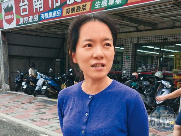 陳幸妤（圖）以「前妻」身分揭露已與趙建銘離婚，痛斥趙對妻兒無情無義，並指他與診所女助理許芊芊糾纏不清。
