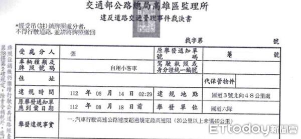 ▲▼張男自113年起遭台東監理站陸續移送共391筆裁罰案件。（圖／花蓮執行分署提供，下同）