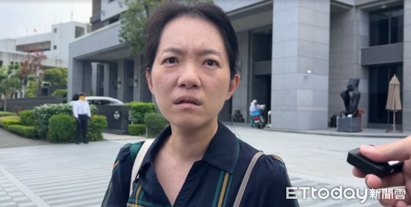 ▲▼             陳幸妤17日上午出面受訪。（圖／記者林東良翻攝）