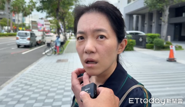 ▲▼ 陳幸妤17日上午出面受訪。(圖/記者林東良翻攝)