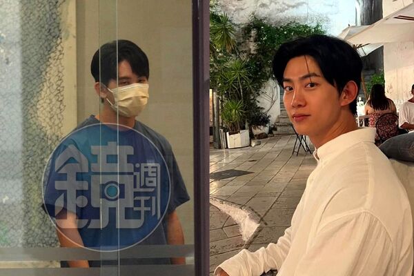 本刊揭露已婚的許芊芊老公（左圖）昨日前往趙建銘診所，並刊出2人同框畫面，有眼尖的讀者就發現，許芊芊的老公「撞臉」韓國男神玉澤演（右圖）。（本刊資料照）