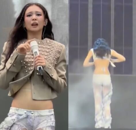 金智妮音樂祭演出服裝故障　咬唇淚崩粉絲心疼 圖片 2