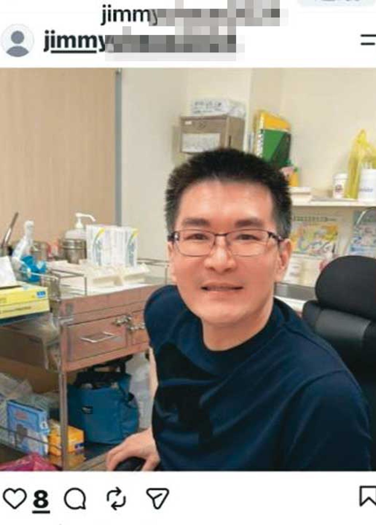 趙建銘暱稱Jimmy，遭爆他在網路上狂搭訕大奶妹。（翻攝自Threads）