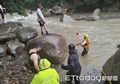桃園復興山區溪水暴漲民眾受困 消防2天救出18人