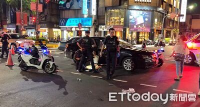 台中驚悚車禍！酒駕男闖紅燈撞3機車　女騎士「頭部撕裂傷」陷昏迷