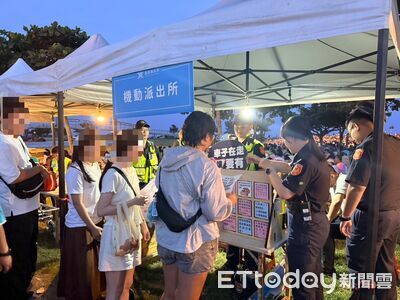 熱氣球、馬卡巴嗨活動　台東警設服務站宣導交安兼防詐