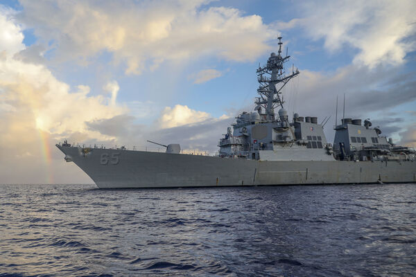 ▲▼ 美國勃克級飛彈驅逐艦「班福特號」（USS Benfold, DDG-65）。（圖／達志影像／美聯社）