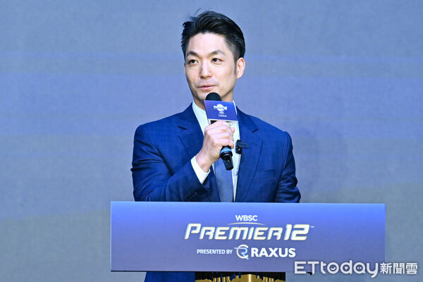 ▲▼蔣萬安出席2027 WBSC Premier12強賽暨2028洛杉磯奧運資格賽舉辦權發布記者會。（圖／記者李毓康攝）