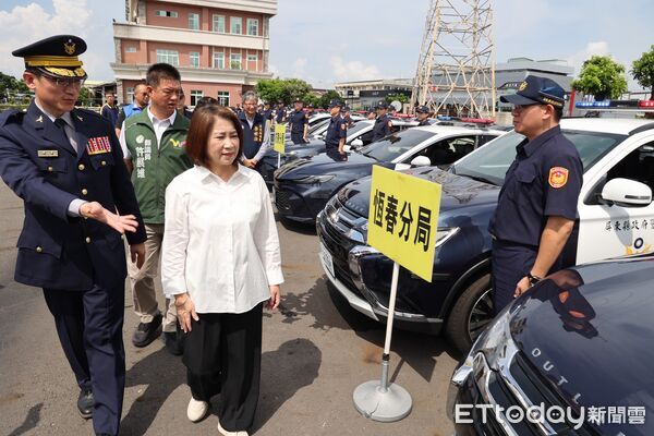 屏警汰舊換新！2765萬添購32輛新警車 縣長授車打造治安鋼鐵後盾