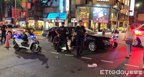 台中驚悚車禍！酒駕男闖紅燈撞3機車 女騎士「頭部撕裂傷」陷昏迷