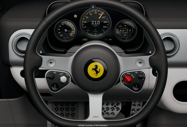 ▲▼法拉利（Ferrari）史上首款電動車Luce以高達4000萬美元（約台幣12.8億元）天價售出。（圖／取自RM Sotheby`s）