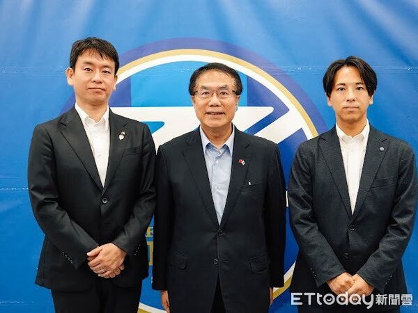 ▲台南市長黃偉哲拜會東京都町田市長稲垣康治，雙方暢談未來城市交流與合作方向。（記者林東良翻攝，下同）